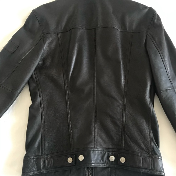 Brown Leather Jacket - Picture 2 of 3